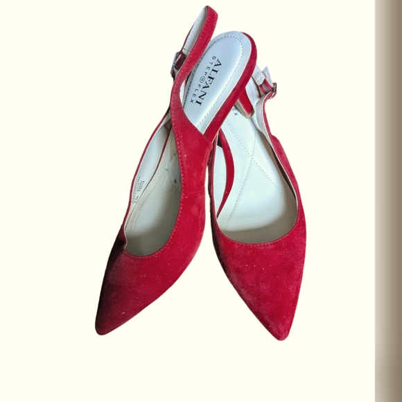 Alfani Shoes - Red Alfani Slingback shoes